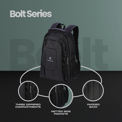 Volkano Bolt series backpack Black