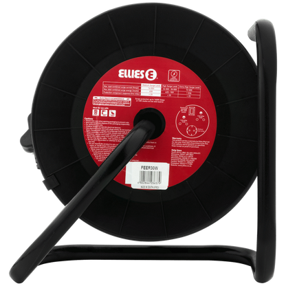 Ellies Heavy Duty Surge Extension Reel-30M-BK