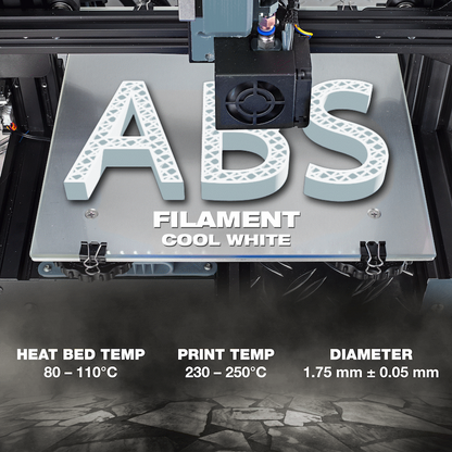 SA Filament ABS Premium Filament 1kg - Cool White