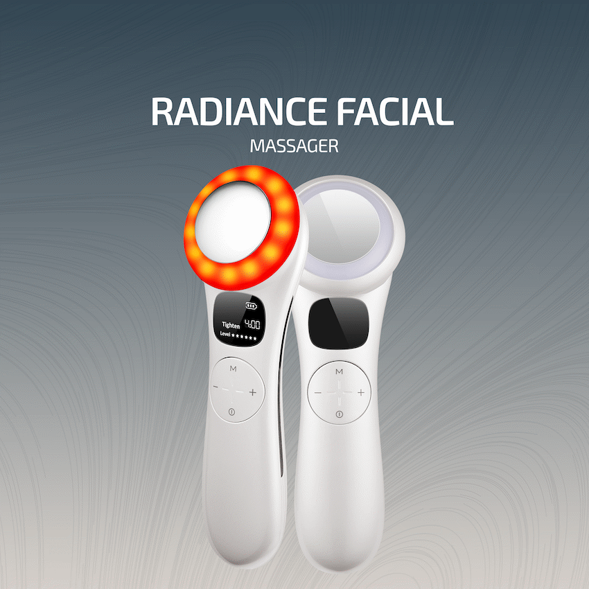 Zen Radiance Series Red Light Therapy Facial Massager