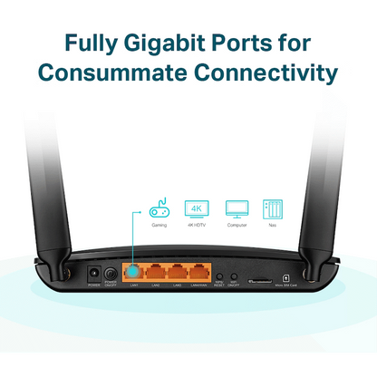 TP-Link Archer MR600 AC1200 4G LTE Cat6 Gigabit Router