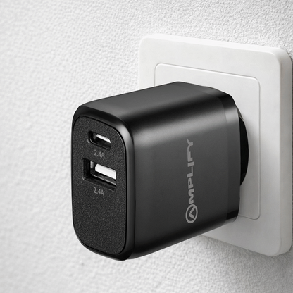 Amplify On the Fly Dual USB & Type-C Adapter
