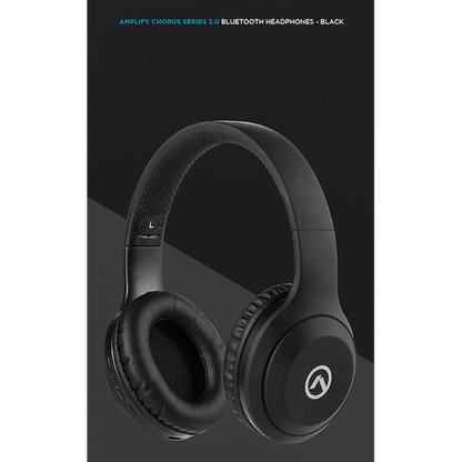 Amplify Chorus Series Bluetooth 2.0 Headphones - Black