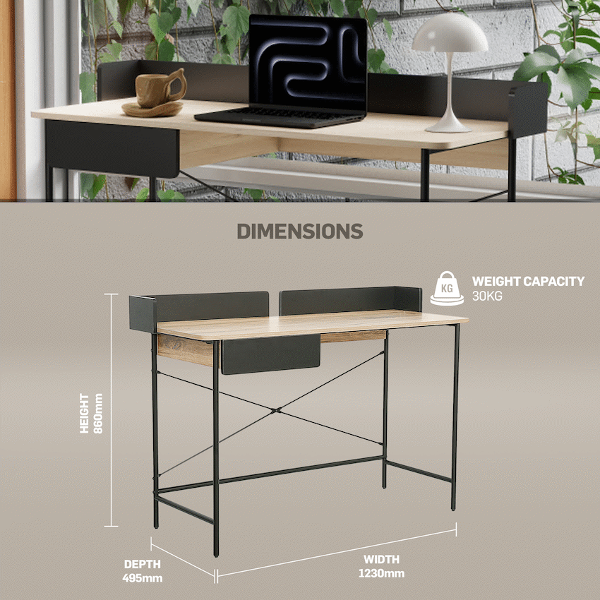 Everfurn Rico Office Desk