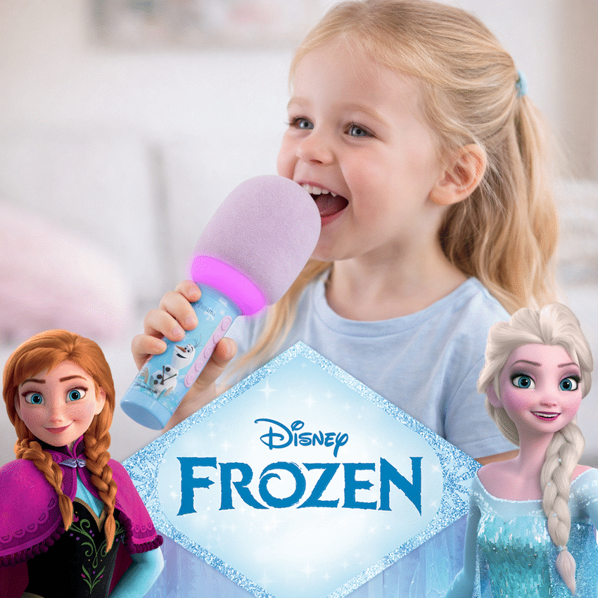 Disney Frozen Bluetooth Dome Microphone with RGB Lights