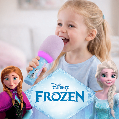Disney Frozen Bluetooth Dome Microphone with RGB Lights