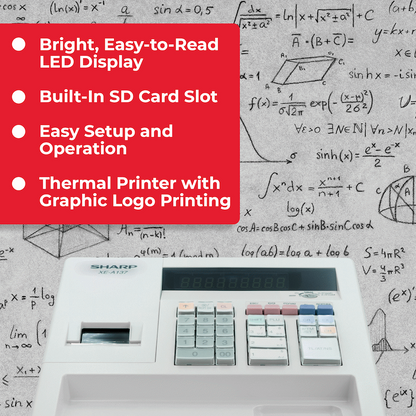 Sharp XE-A137-WH Cash register