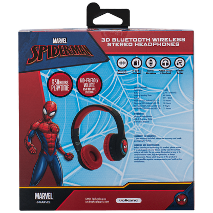 Marvel Spider-Man 3D Bluetooth Headphones