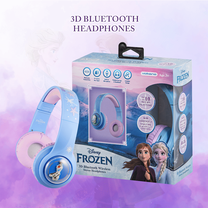 Disney Frozen 3D Bluetooth Headphones
