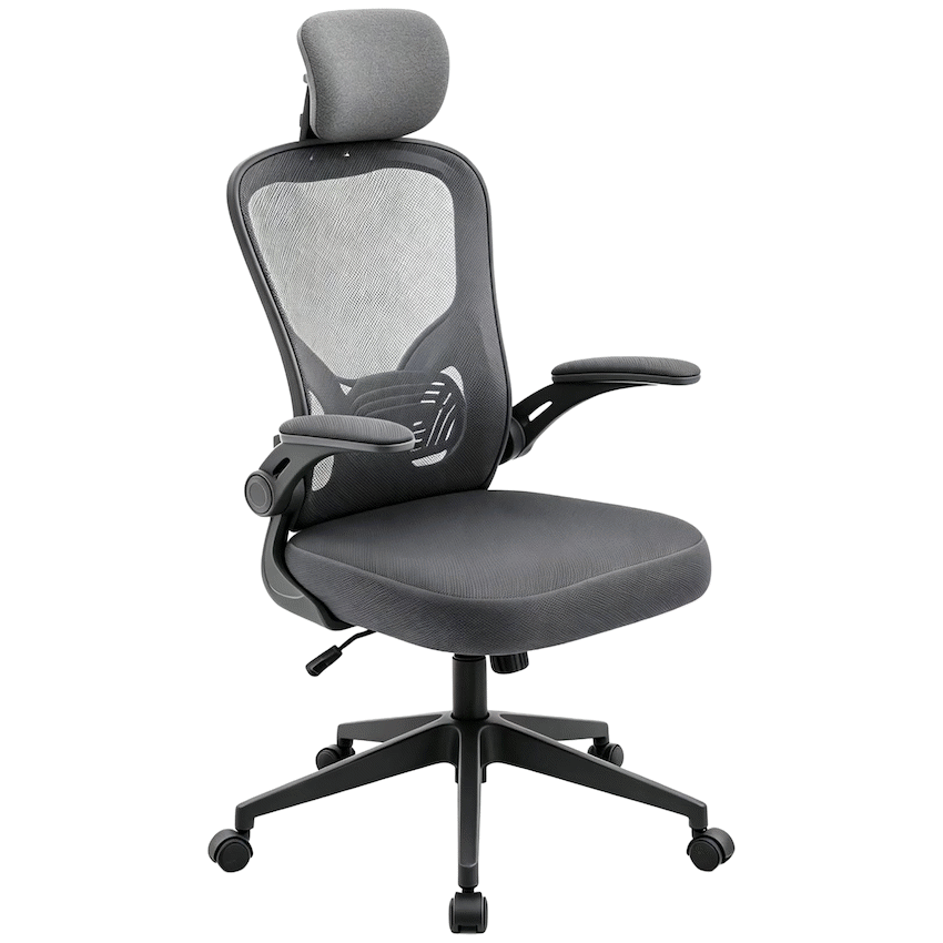 Everfurn Stagio Ergo Office Chair - High Back - Grey