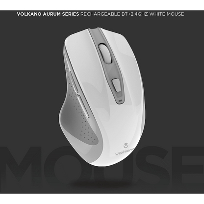 Volkano Aurum Series Bluetooth Wireless Mouse - White