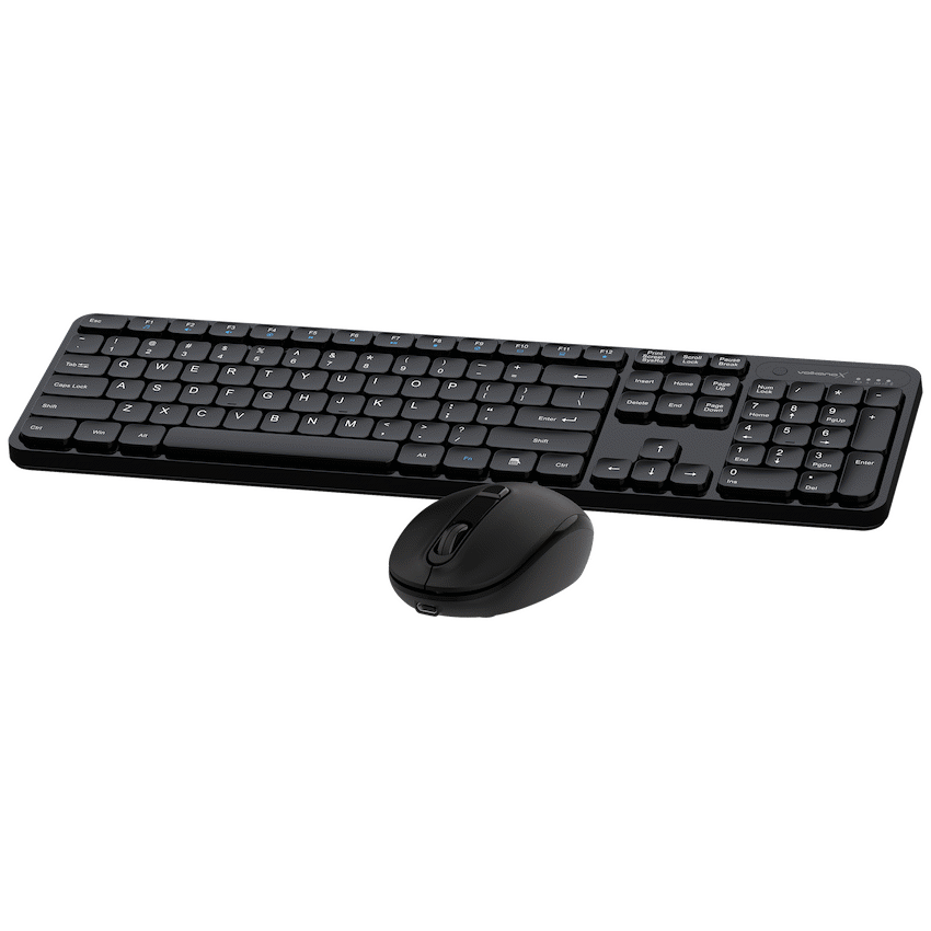 VolkanoX Garnet Bluetooth Wireless Keyboard and Mouse Combo - Black