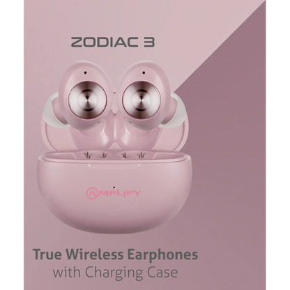 Amplify Zodiac Series TWS Earphones with Charging Case - Pink