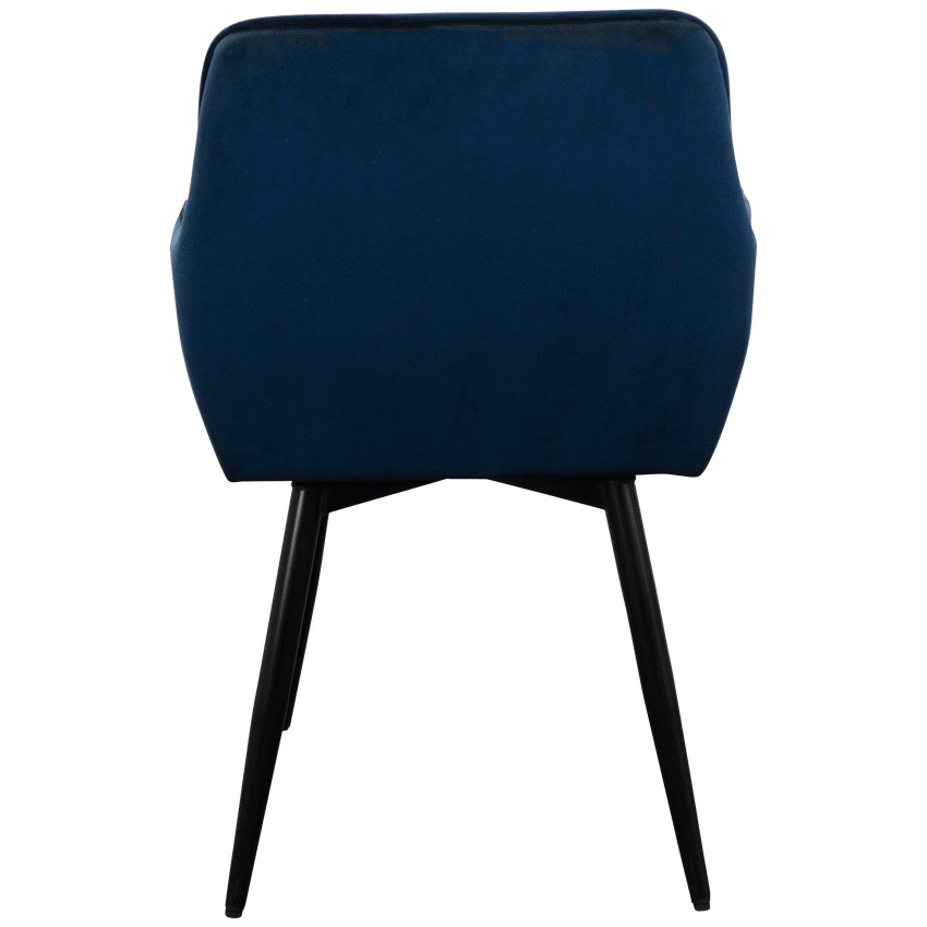 Everfurn Japan Casual Velvet Chair with Swivel - 2 Pack