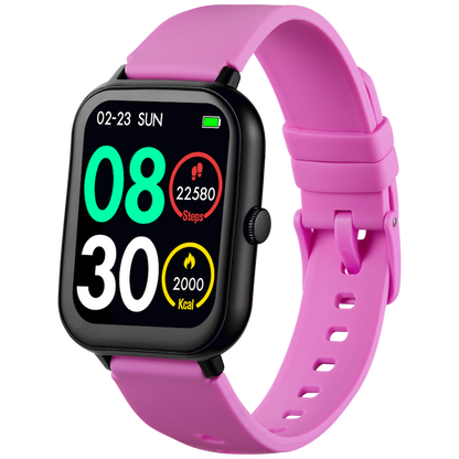 Volkano Chroma Series Smartwatch with Flamingo Pink Strap
