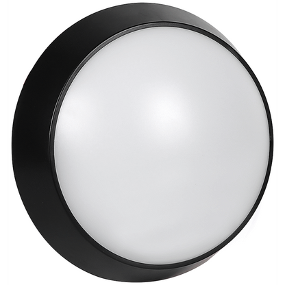 Ellies Spectra Series - AC 15W  Round LED Bulkhead with 3CCT -BK