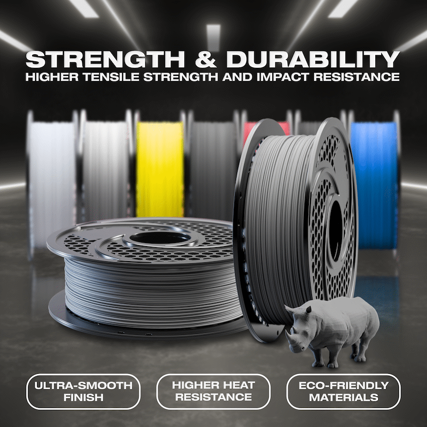 SA Filament PLA Hyper Filament 1kg - Dark Grey