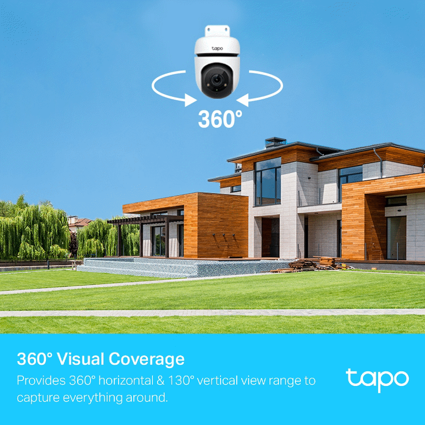 TP-Link Tapo C500 1080p Outdoor Pan/Tilt Security Wi-Fi Camera
