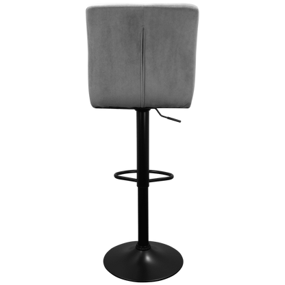 Bayer Large Barstool Grey with black base - Single