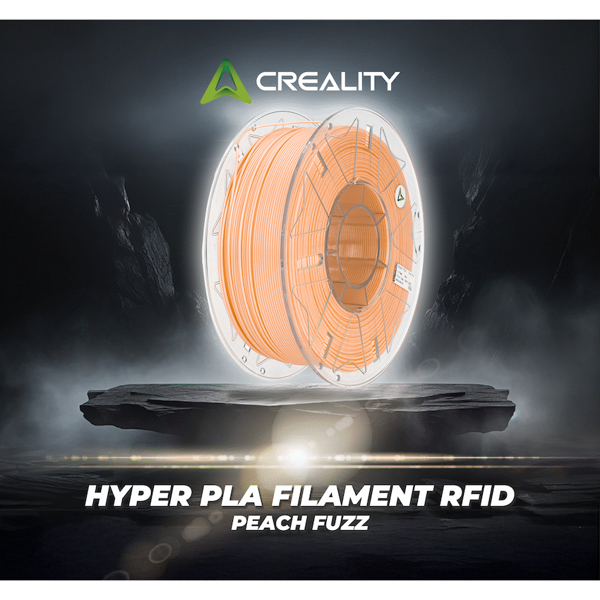 Creality Hyper PLA Filament RFID Peach Fuzz