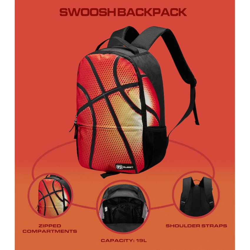Quest Swoosh Backpack Black