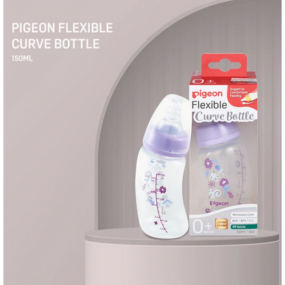 Pigeon Flexible Curve Bottle 150ml - Garden