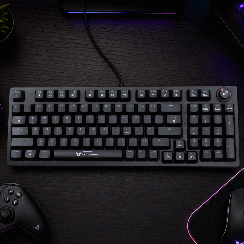 VX Gaming Warborn RGB TKL Mechanical Keyboard