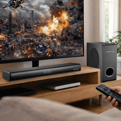 VolkanoX Empire 2.1 Soundbar with Wireless Sub-Woofer