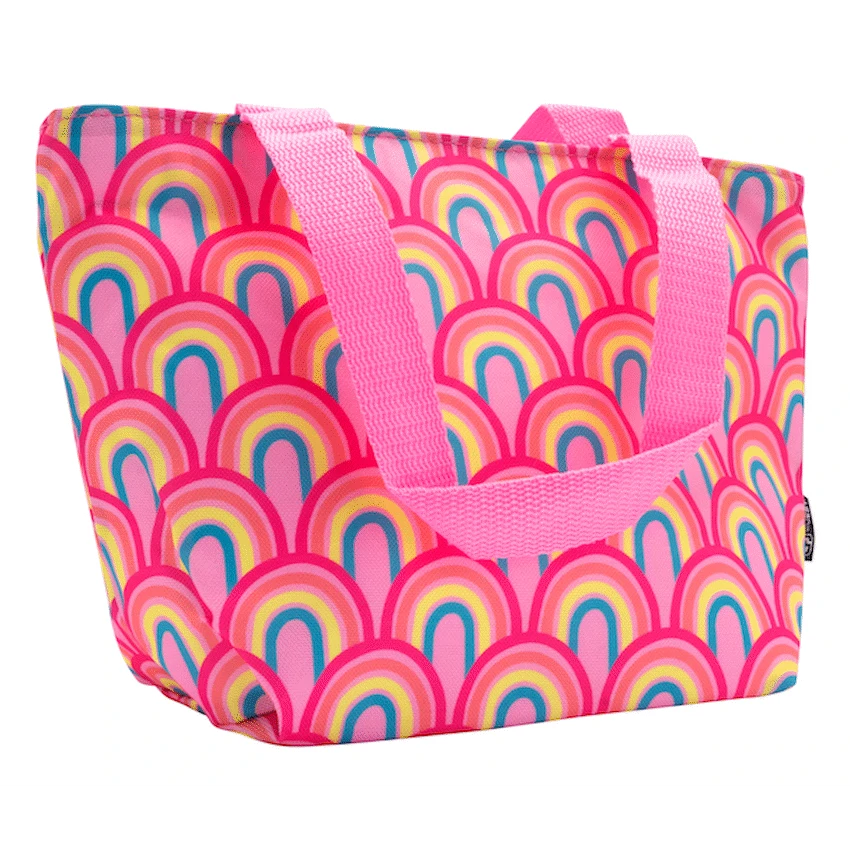Quest Rainbow Value Lunch Bag - Pink