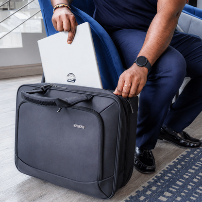 Kingsons Prime 15.6" Laptop Trolley Bag - Black