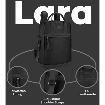 SupaNova Lara 15.6" Laptop Backpack - Black