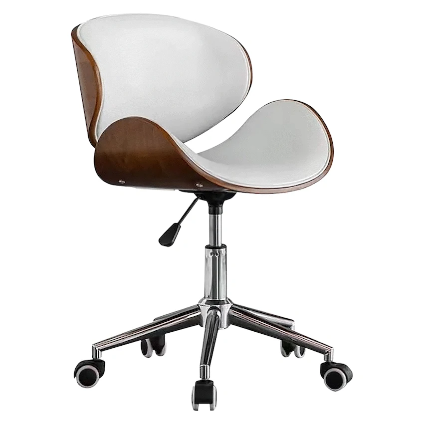 Amos Mid Back Office Chair - White