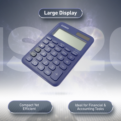 Casio MS-20UC - Desktop Calculator 12-Digit - Purple
