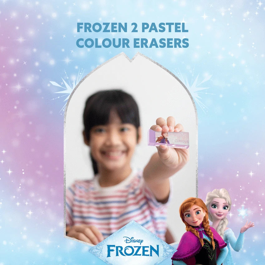 Frozen 2 Pastel Colour Erasers - Multi