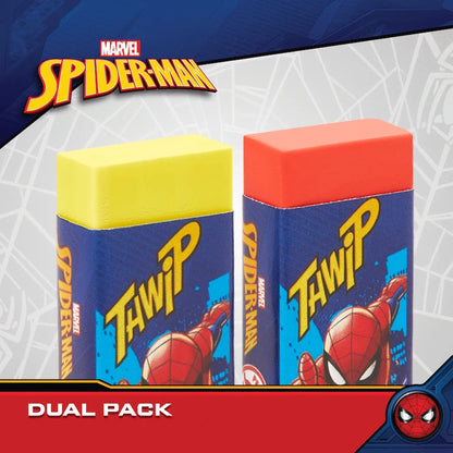Spiderman 2 Pastel Primary Erasers. Multi