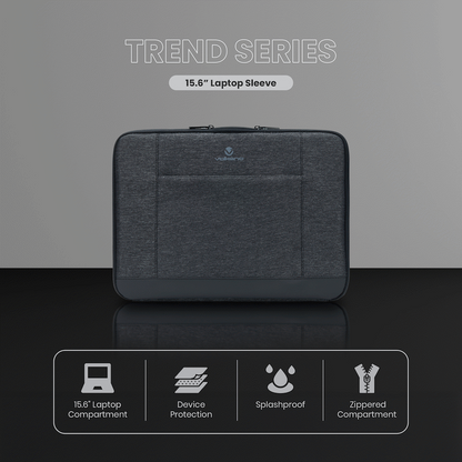 Volkano Trend Series 15.6" Laptop Sleeve - Grey