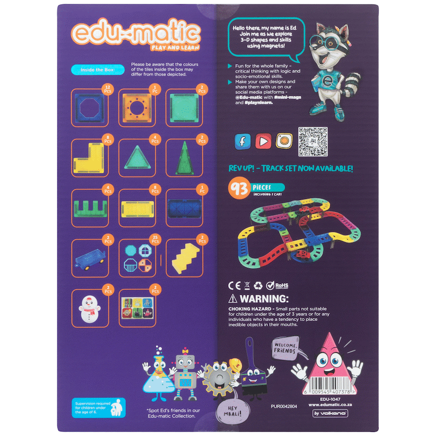 73 Magnetic Tiles, Windows, Stickers and Snowmen