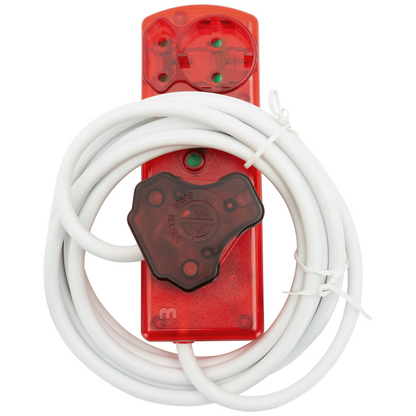 Ellies 4 Way High Surge Extension Lead - 3M