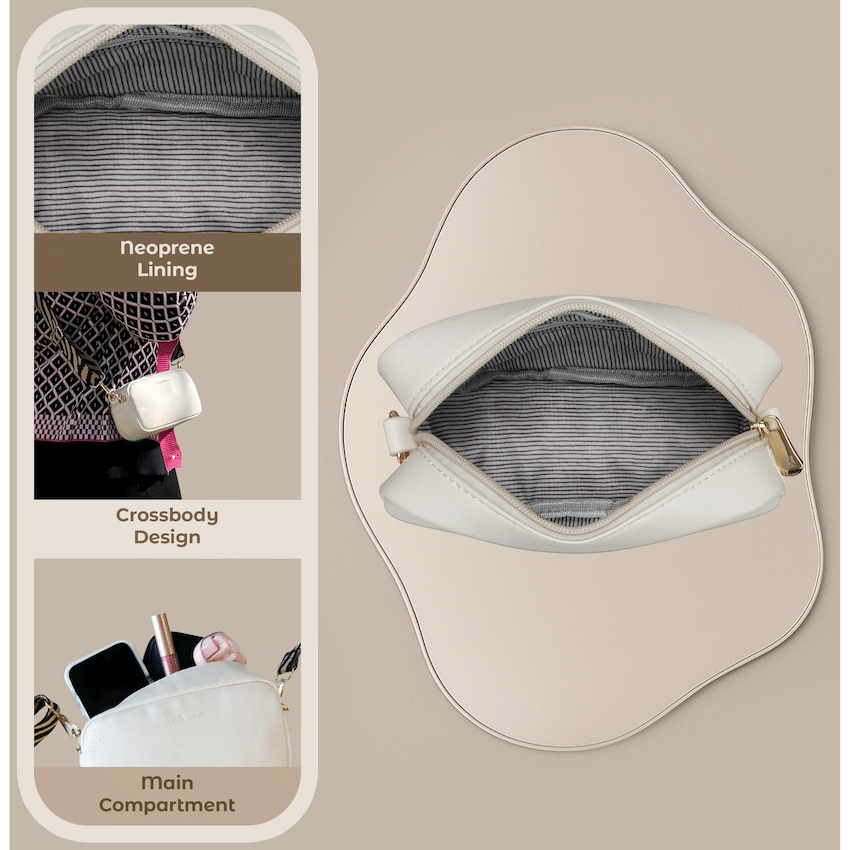 SupaNova Kayla Device Cross-Body - Cream