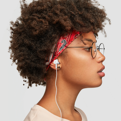 Volkano Earphones with Mic - Stannic Series - White