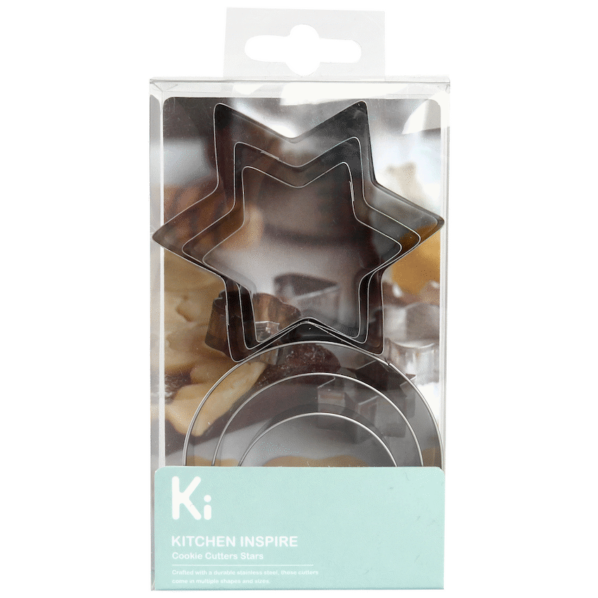 Kitchen Inspire Cookie Cutters Stars ( Order in Qty of 6)