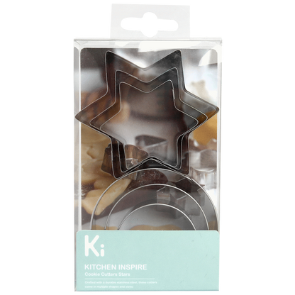 Kitchen Inspire Cookie Cutters Stars ( Order in Qty of 6)
