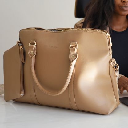 Supanova Azura Ladies 15.6" Laptop Tote Bag Taupe