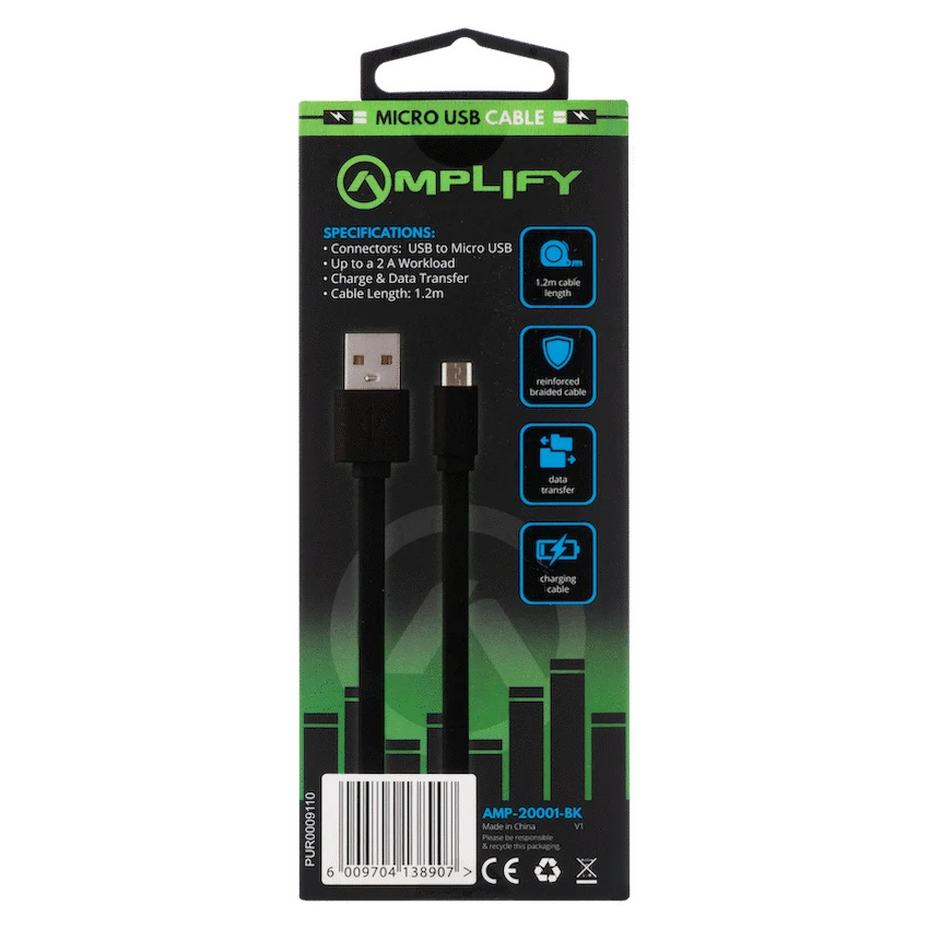 Amplify Charge Series Micro USB Charge Cable