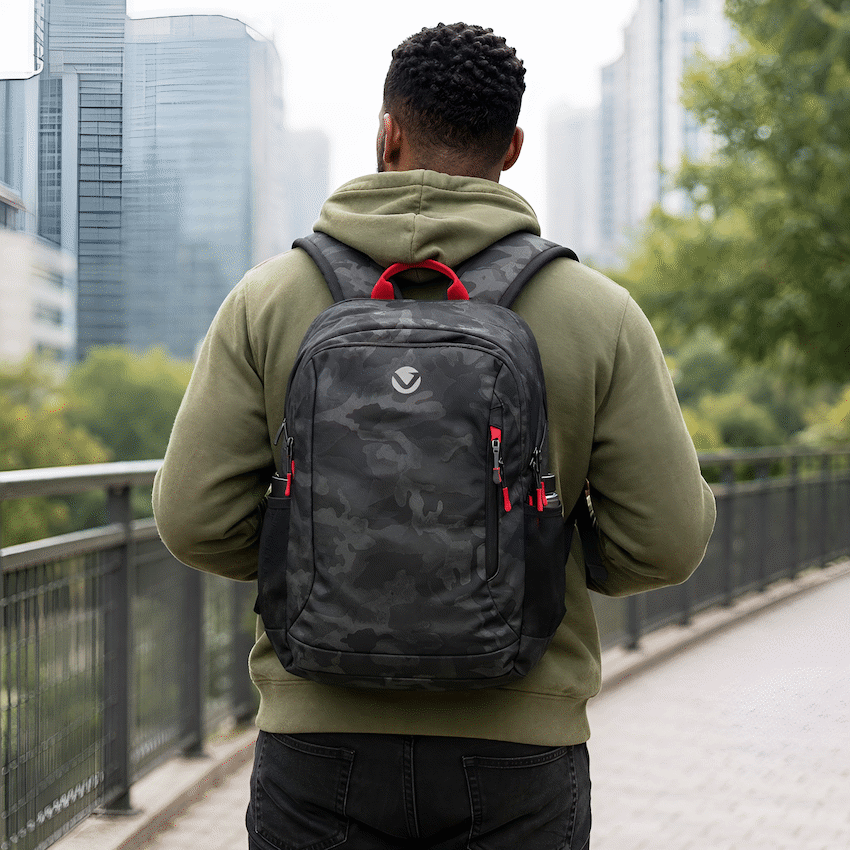 Volkano Equinox 15.6" Laptop Backpack - Black