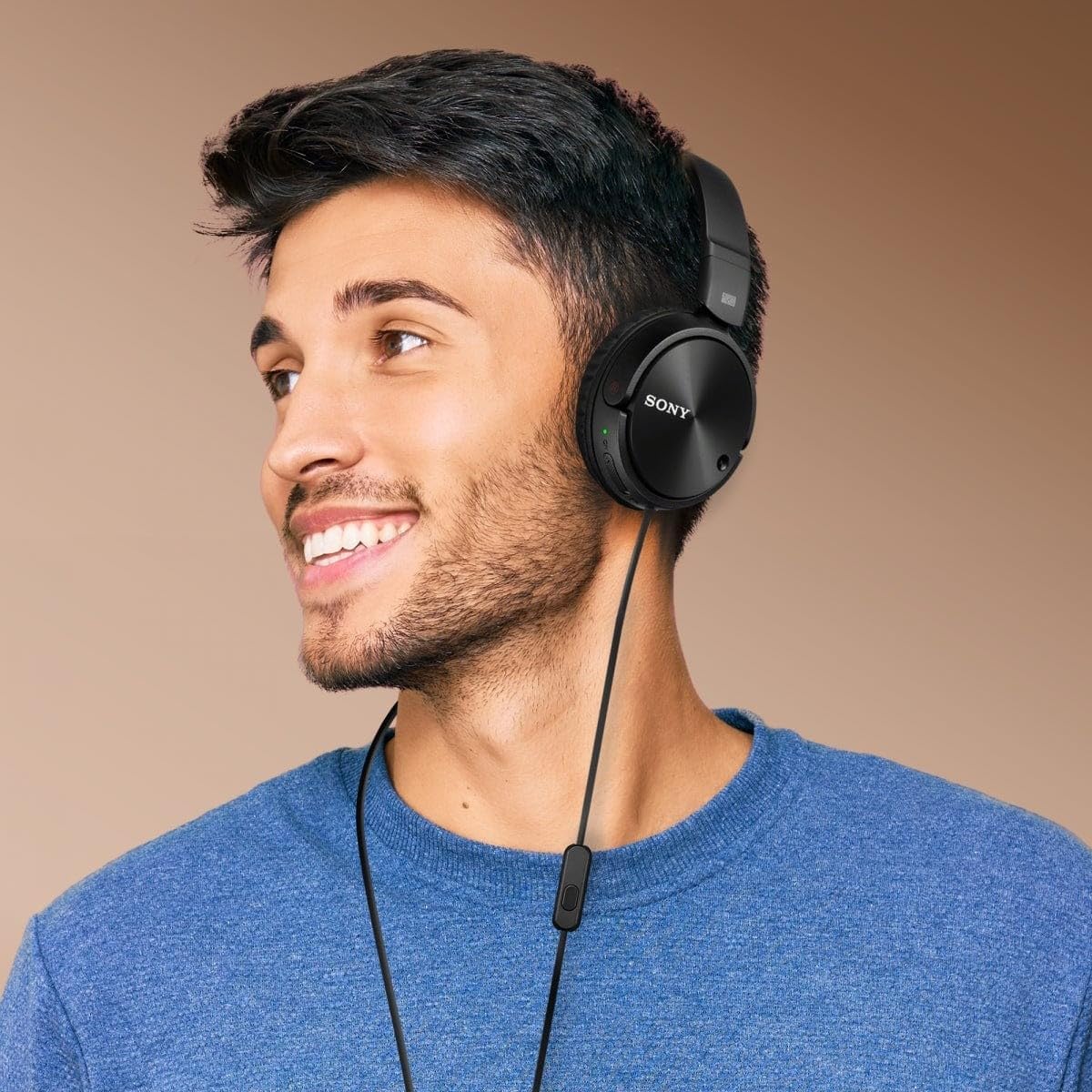 Sony Mdr Zx310Ap Black Folding Aux Headphones With Mic - Everyday Elektronics South Africa