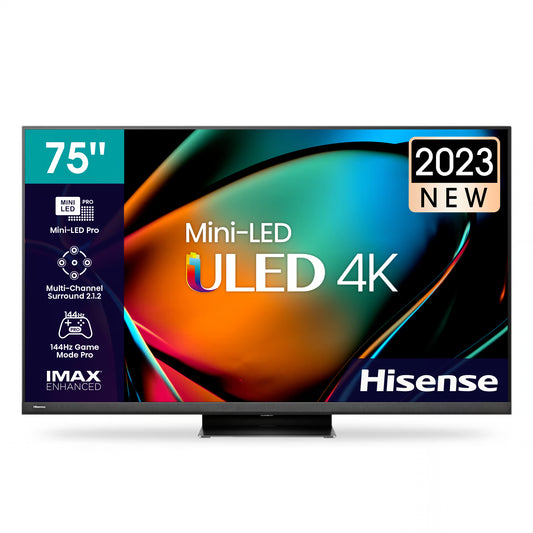 Hisense 75U8K 75" 4Mini LED ULED 4K Smart TV