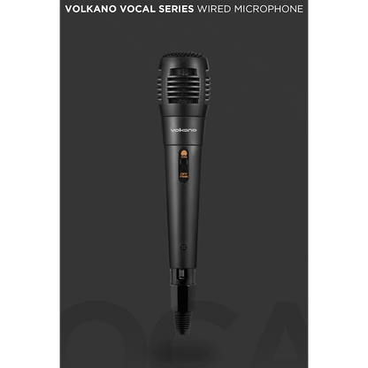 Volkano Vocal Series ABS Wired Microphone - Black