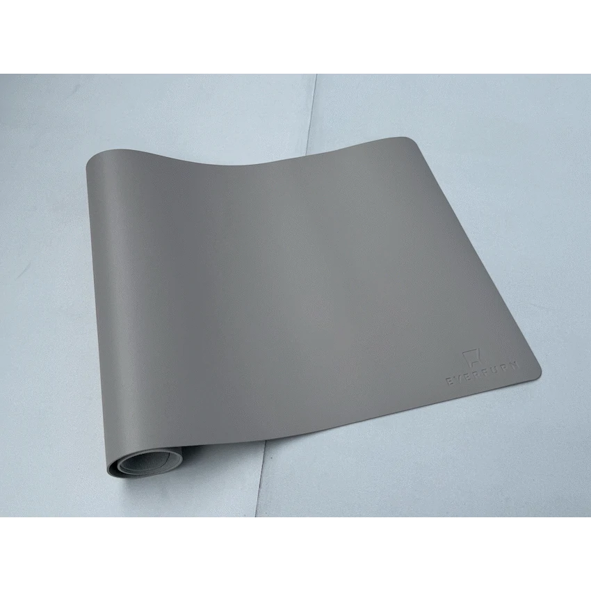 Everfurn Prime Faux Leather Desk Mat - Nude