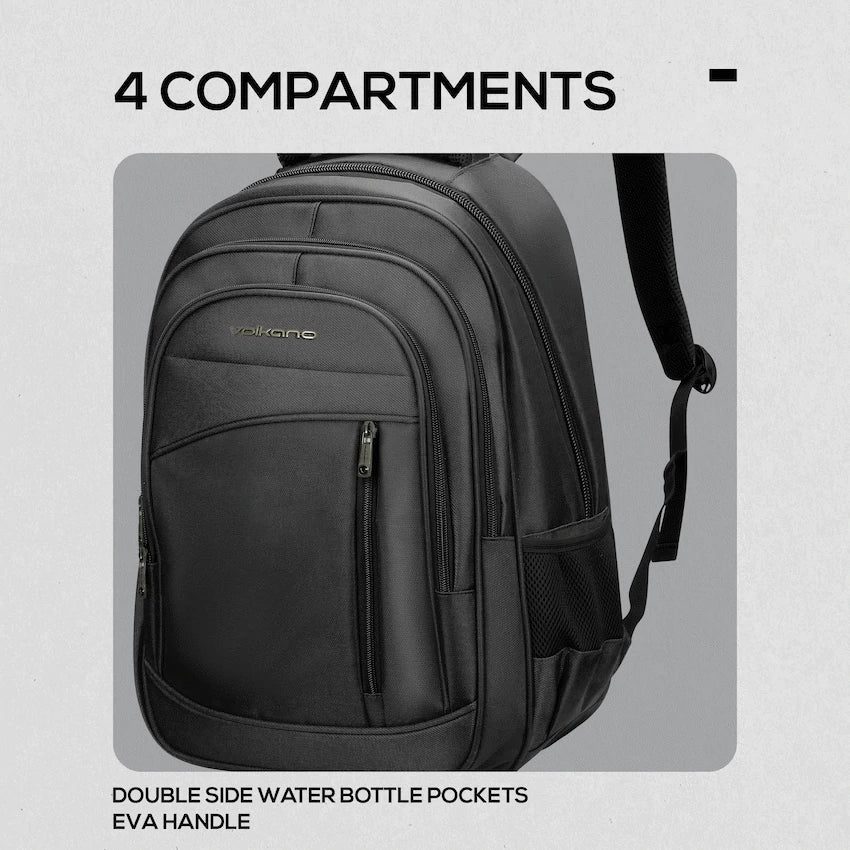 Volkano Spectre 15.6" Laptop Backpack - Black